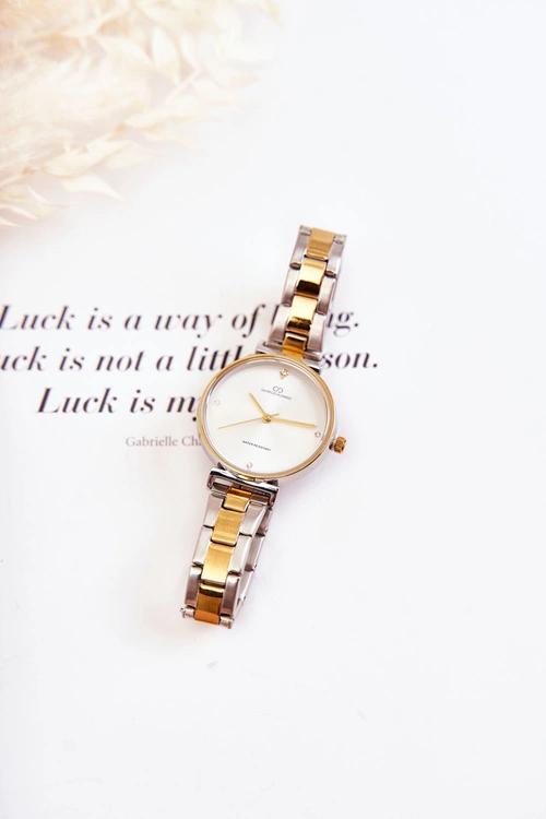 Damski Wodoodporny Zegarek Stalowy Giorgio & Dario Złoto-Srebrny