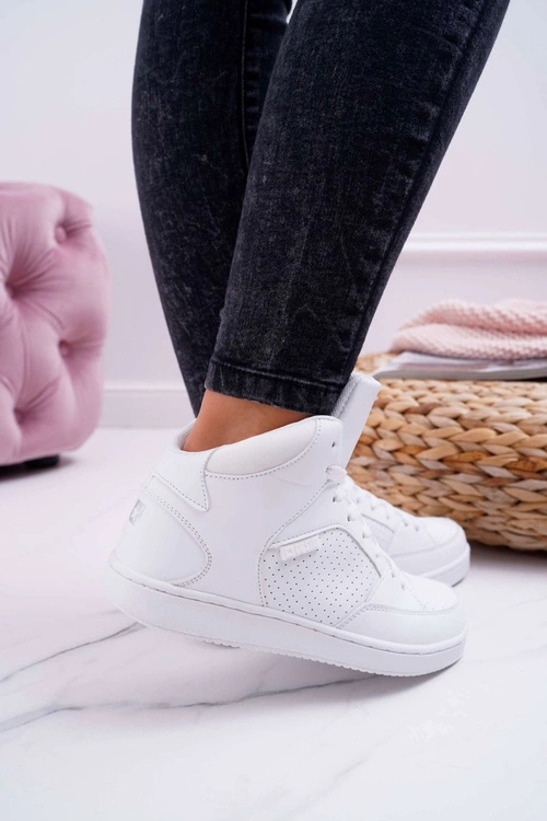 Trampki Damskie Big Star Wysokie Białe EE274210