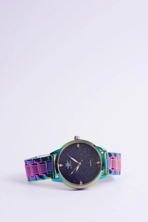 Damski Zegarek Michael John Yves Multicolor Benzynowy