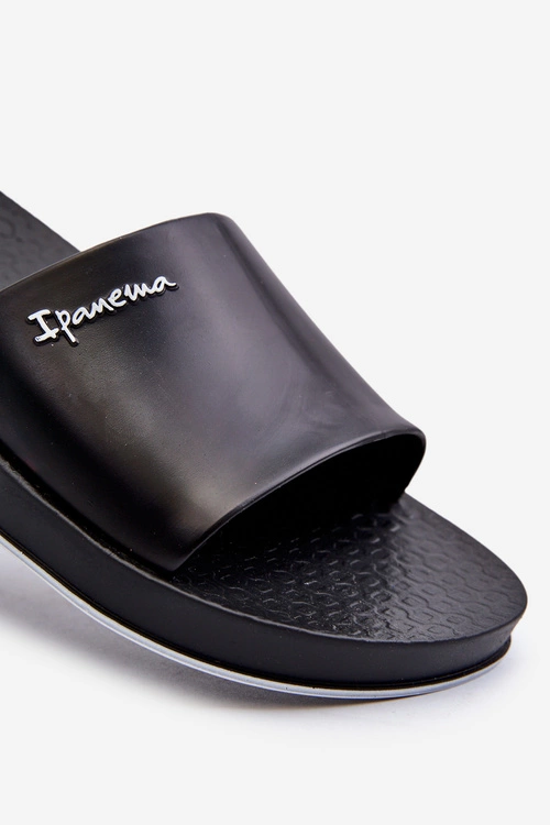 Męskie Gumowe Klapki 82832 Ipanema Slide Unisex Czarne