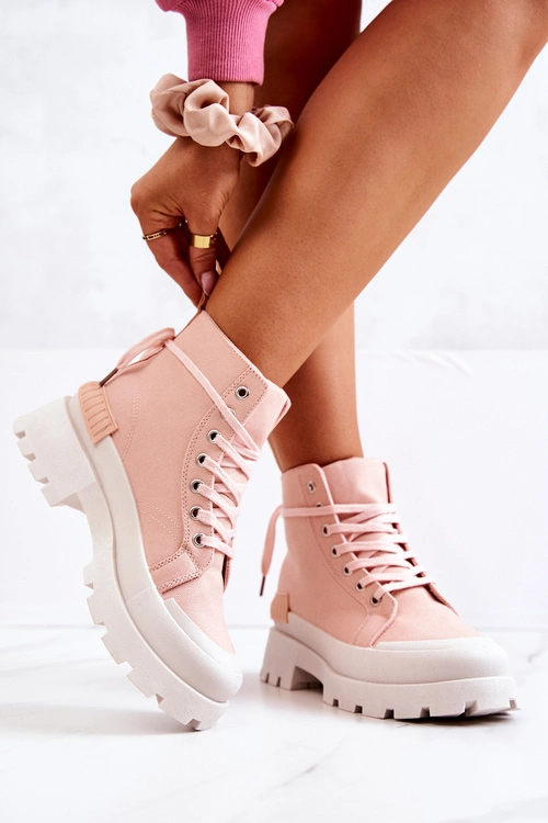 Trapery Wiązane Różowe Faithfull