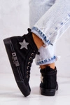 Klasyczne Wysokie Trampki Big Star JJ274380 Czarne