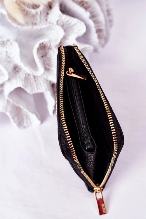 Mały Portfel Podkówka Big Star HH674013 Czarny