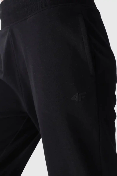 Damskie Spodnie Dresowe Joggery 4F 4FWMM00TTROF0945-20S Czarne