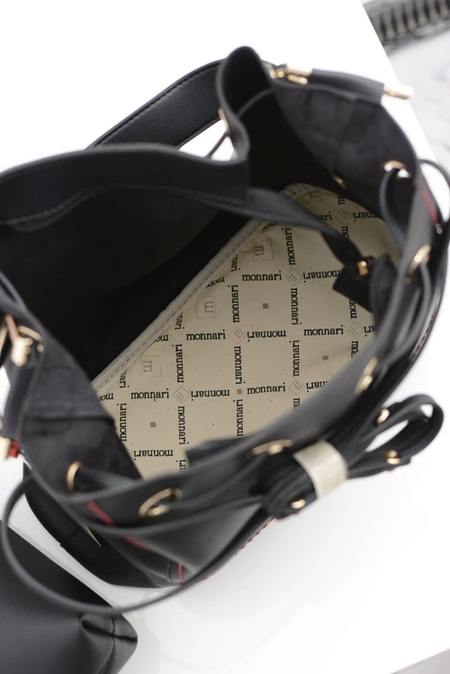 Monnari Czarna Damska Torba Worek Na Ramię