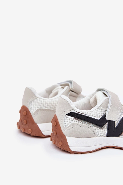 Sneakersy Dziecięce Na Rzep Szare Tezzu