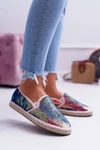 Espadryle Damskie Big Star Opalizujące Cekiny DD274A164