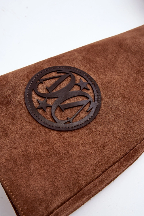 Zazoo 3367 Zamszowe Kozaki Damskie Przed Kolano Brązowe