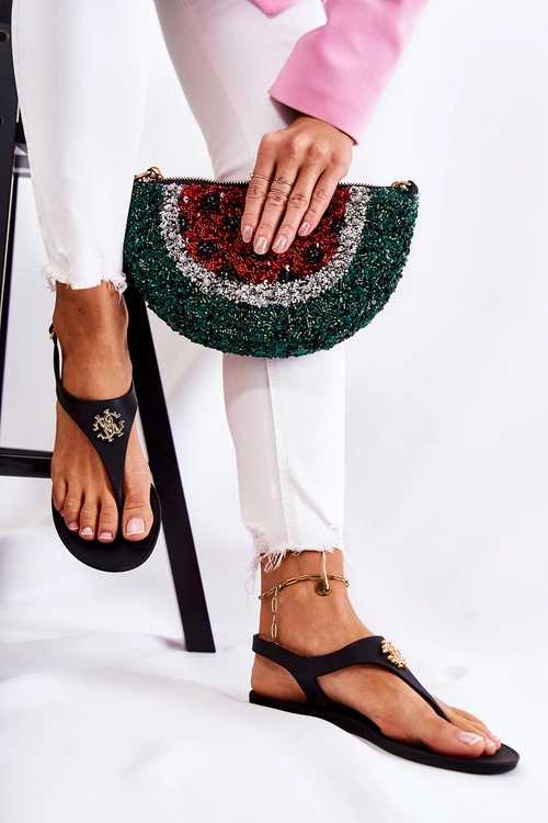 Damskie Sandałki Czarne Sonner