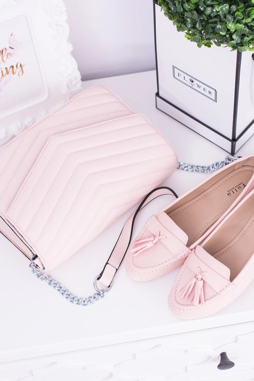 Klasyczna Pikowana Różowa Torebka