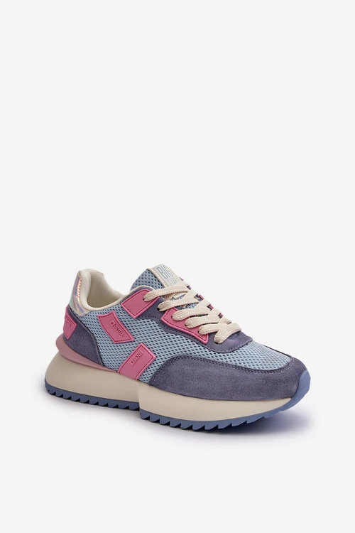 Sneakersy Damskie Big Star NN274974 Niebieskie