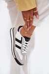 Niskie Sneakersy Damskie Białe Rulaana