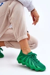 Damskie Wsuwane Sneakersy Zielone Myles