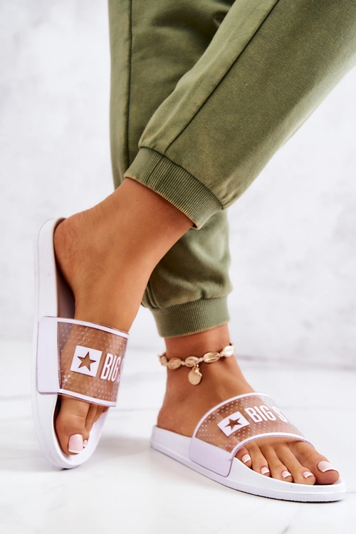 Klapki Damskie Big Star JJ274642 Białe