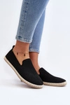 Wsuwane Damskie Espadryle Czarne Harmonie