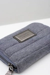 Mały Szary Damski Portfel Jeans DIANA&CO