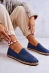 Klasyczne Espadryle Big Star JJ274902 Niebieskie