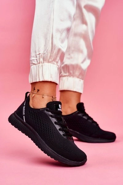 Damskie Sportowe Buty Comfort Foam Czarne Faster
