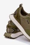 Sneakersy Męskie Na Platformie Big Star RR174360 Hi-Poly System Khaki