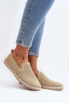 Wsuwane Damskie Espadryle Beżowe Harmonie