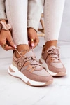 Sportowe Buty Sneakersy Brudny Róż Imperio