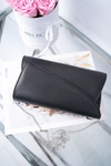 Damska Czarna Torebka Kopertówka