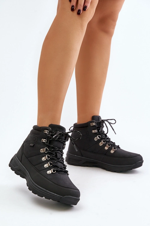 Ocieplane Buty Trekkingowe Męskie Lee Cooper LCJ-24-03-3034M Czarne