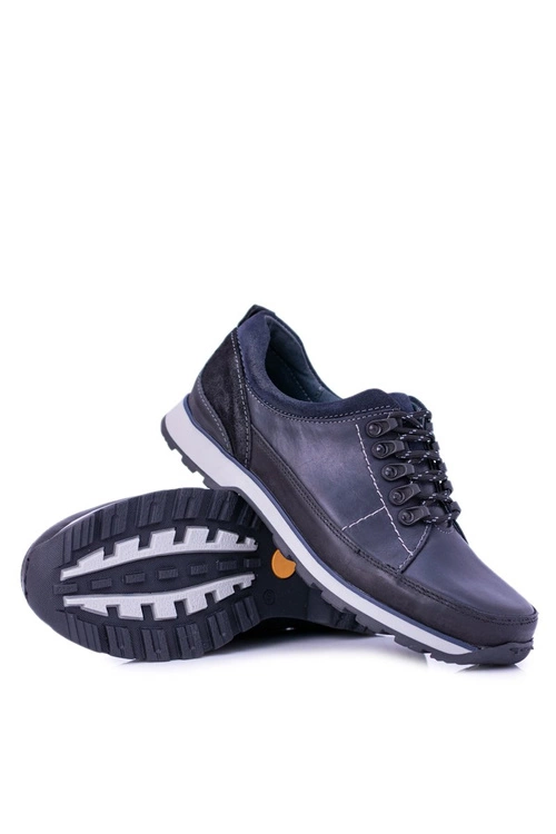 Półbuty Męskie Granatowe Outdoor Ivar2