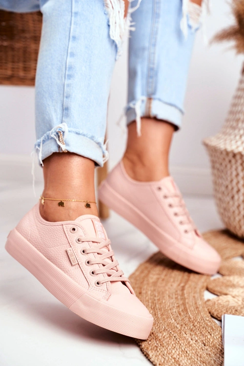 Trampki Damskie Big Star Różowe GG274103