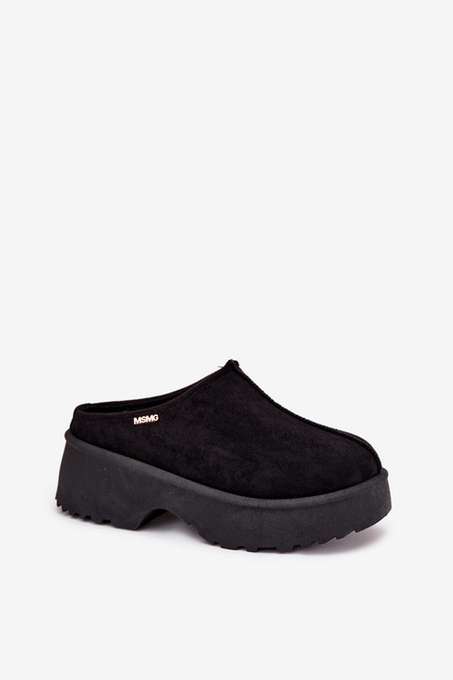 Śniegowce Damskie Niskie Na Platformie Czarne Yrenna