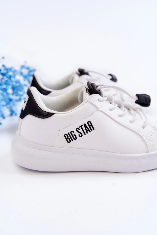 Dziecięce Sportowe Buty Big Star JJ374069 Biało-Czarne