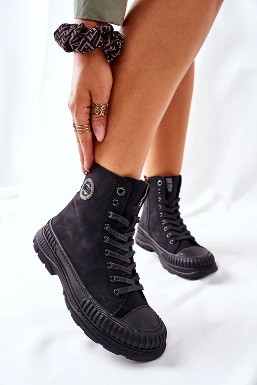 Damskie Trapery Big Star II274351 Czarne