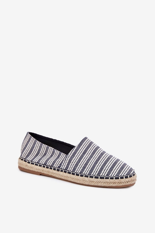 Espadryle Męskie Z Plecionką Granatowe Daniell