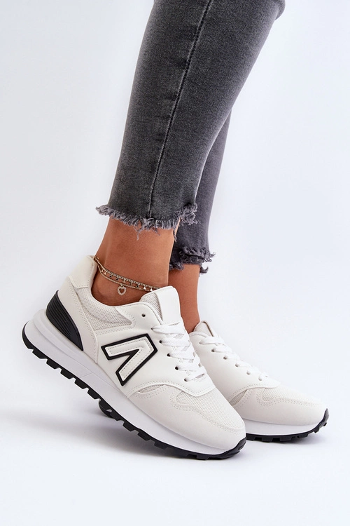 Damskie Sneakersy Buty Sportowe Białe Daisee