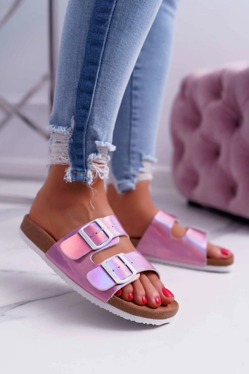 Damskie Klapki Fioletowe Big Star DD274136