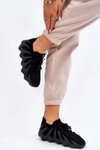 Damskie Wsuwane Sneakersy Czarne Myles