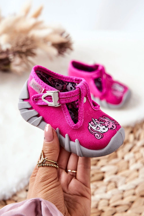 Buty Papcie Befado Jednorożce 110P435 Różowe