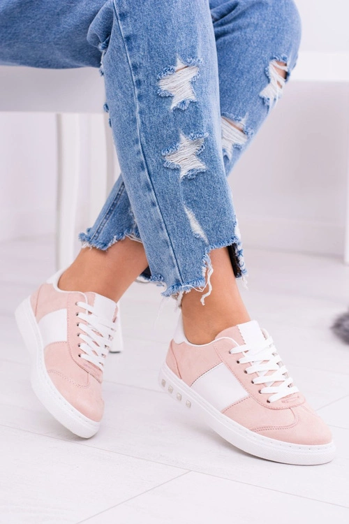 Różowe Trampki Tenisówki Bati