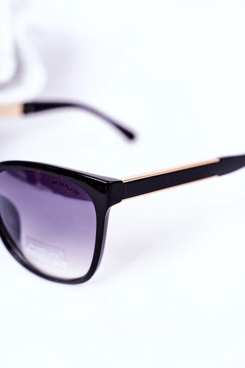 Okulary Przeciwsłoneczne Czarne Z Szarym Ombre