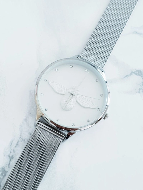 Damski Srebrny Zegarek Michael John Stuart