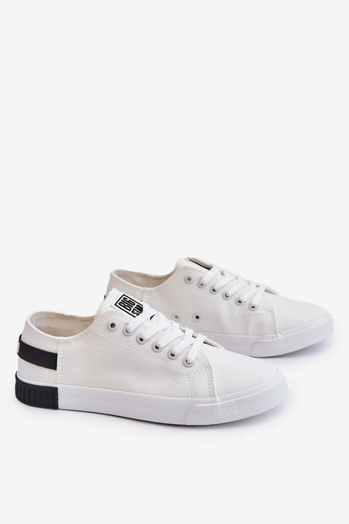 Damskie Niskie Trampki Big Star LL274039 Białe