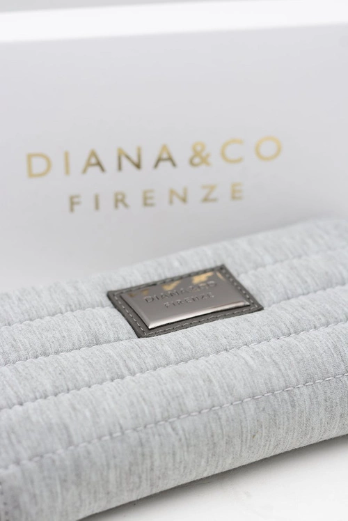 Duży Damski Szary Portfel DIANA&CO