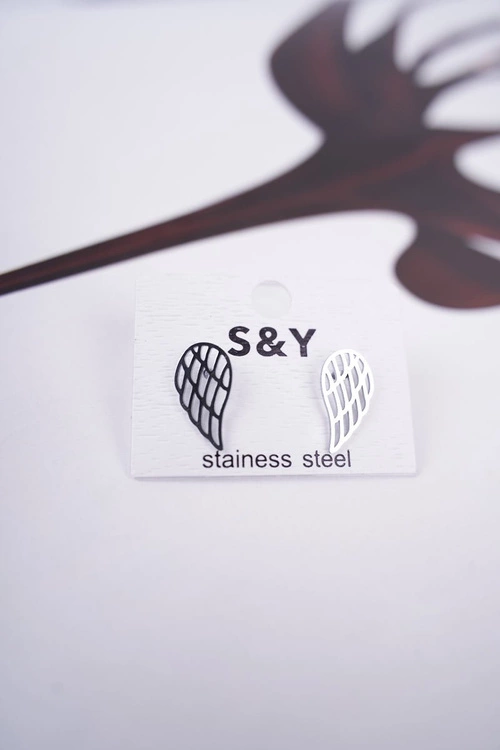 Damskie Kolczyki Srebrne Skrzydła Fly Baby