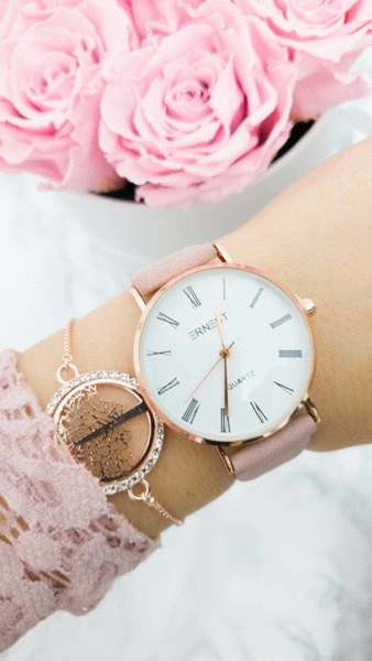 Damski Zegarek Ernest Feel Różowy