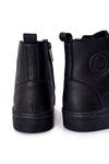 Męskie Wysokie Trampki BIG STAR II174048 Czarne