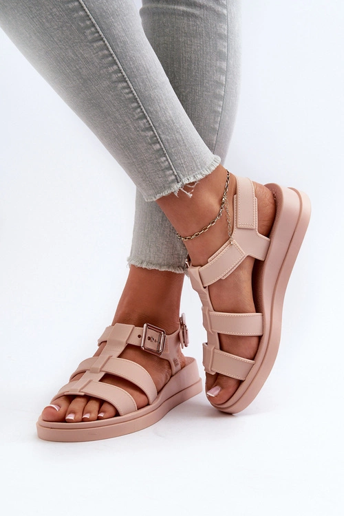 Pachnące Gładkie Sandały Damskie ZAXY NN285006 Jasnoróżowe