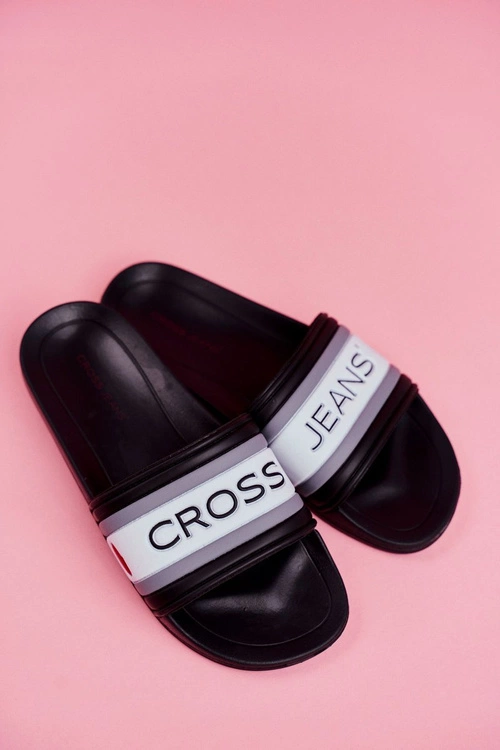 Klapki Damskie Cross Jeans Czarne FF2R4159C