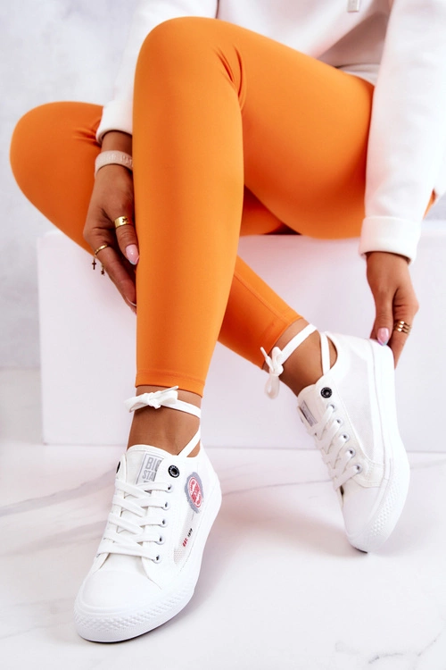 Damskie Tenisówki Trampki BIG STAR JJ274A253 Białe