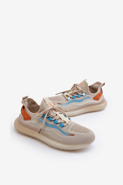 Buty Sportowe Męskie HI-POLY SYSTEM Big Star NN174452 Beżowe