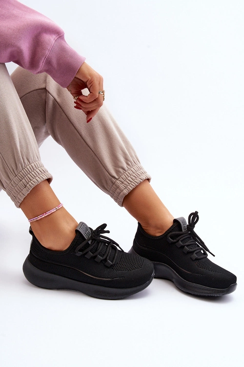 Damskie Buty Sportowe Big Star NN274663 Czarne